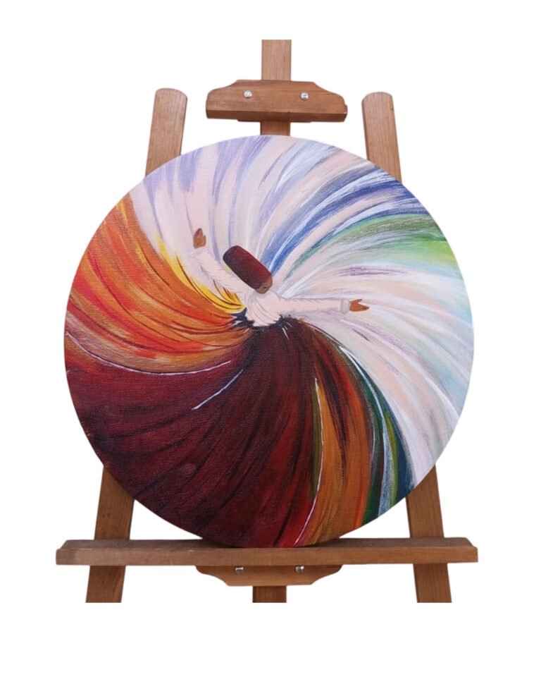 Symphony of Colors and Motion - 50 x 50 cm